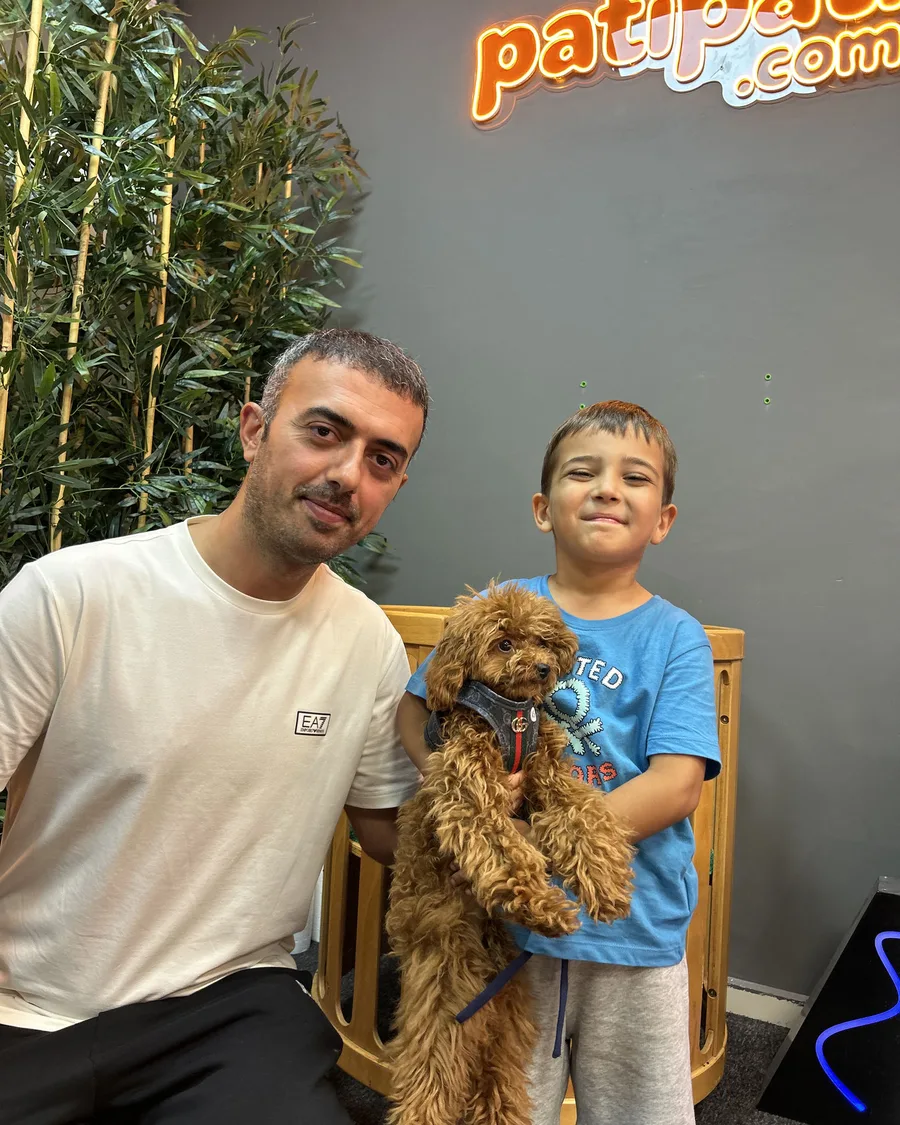 Yavrusuna kavuşan baba oğul